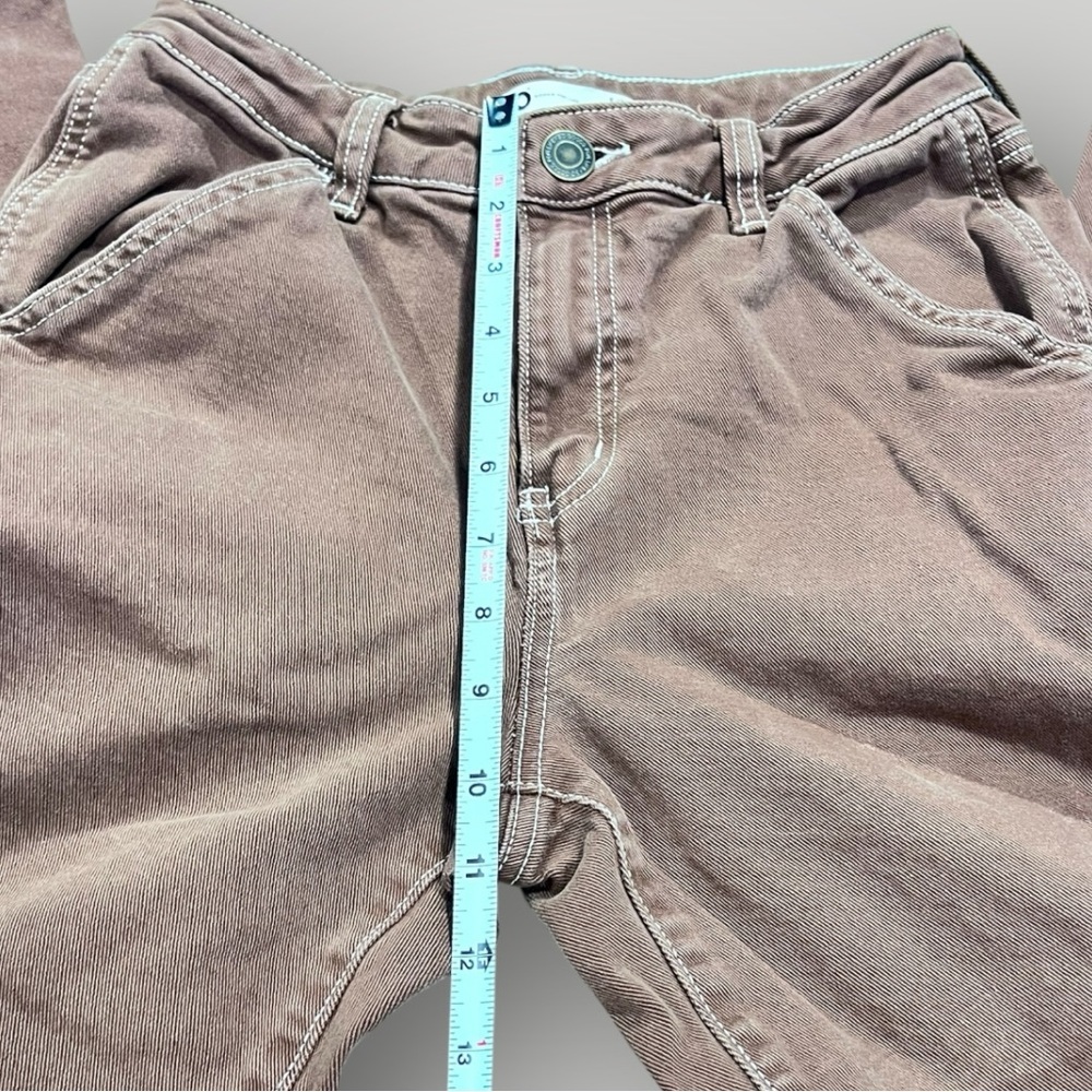 SO Brown Denim Pants Wide Leg - High Waist Carpenter - Picture 11 of 15
